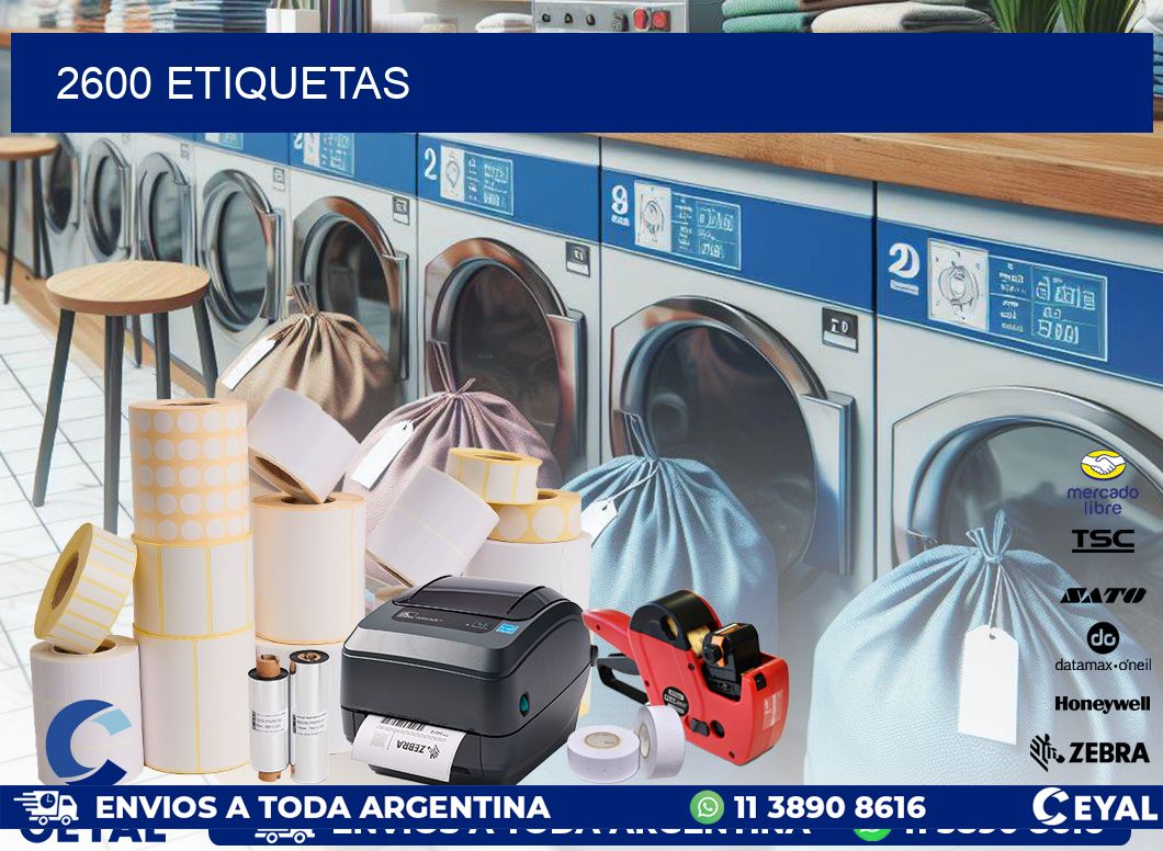 2600 ETIQUETAS