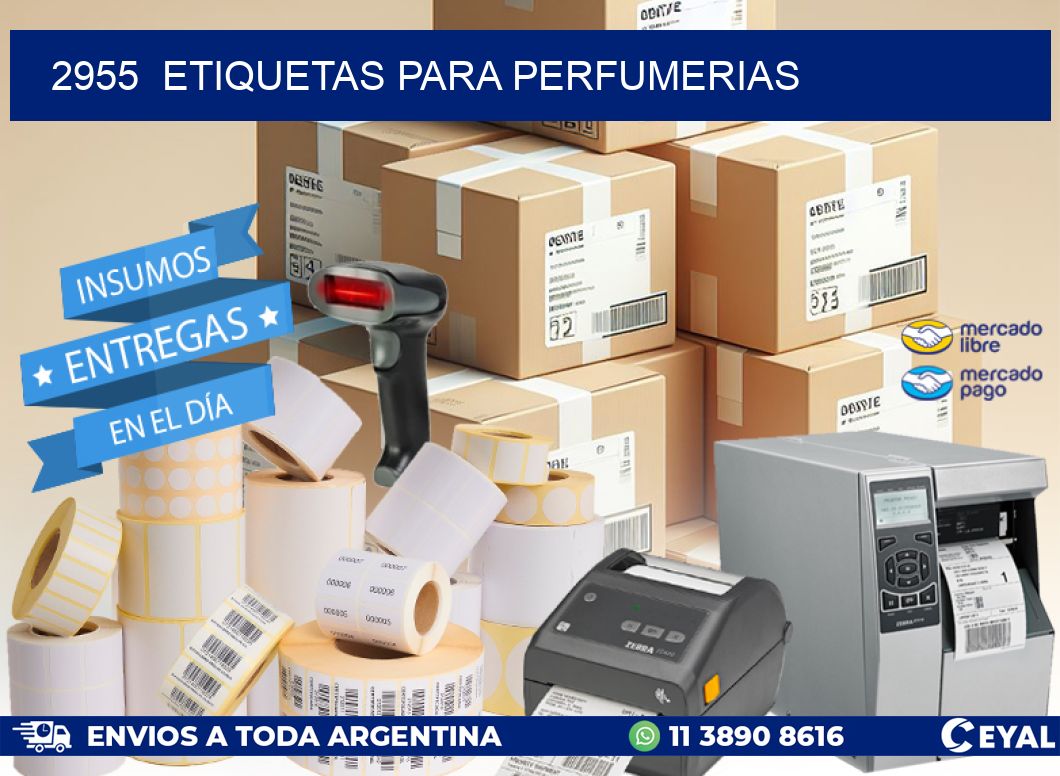 2955 ETIQUETAS PARA PERFUMERIAS