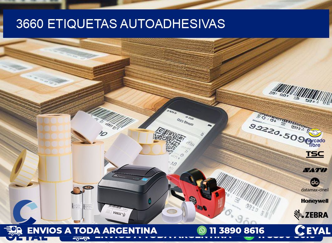 3660 ETIQUETAS AUTOADHESIVAS
