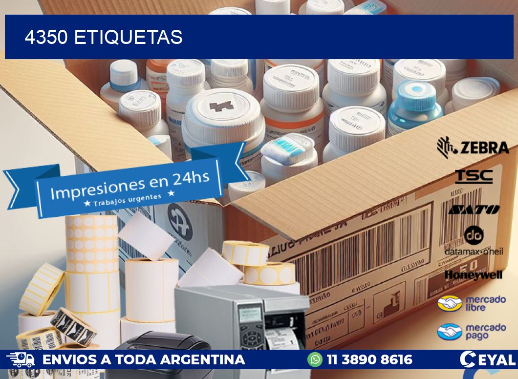 4350 ETIQUETAS