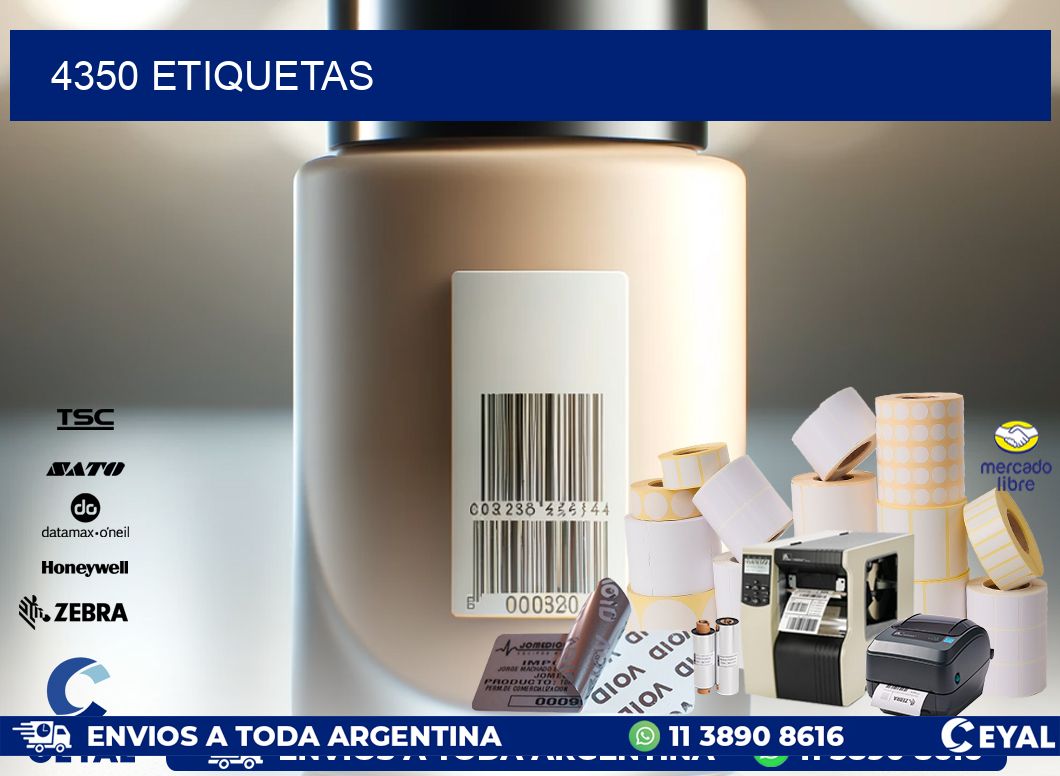 4350 ETIQUETAS