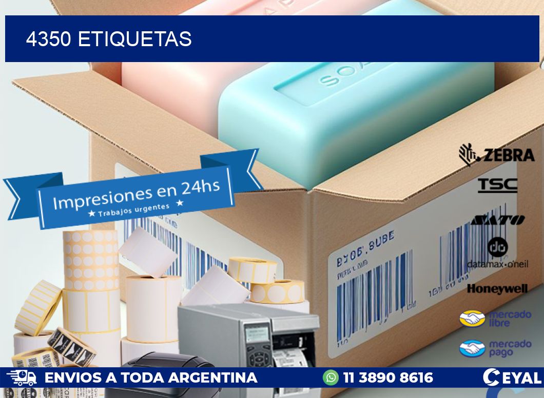 4350 ETIQUETAS