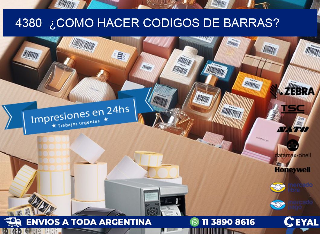 4380 ¿COMO HACER CODIGOS DE BARRAS?