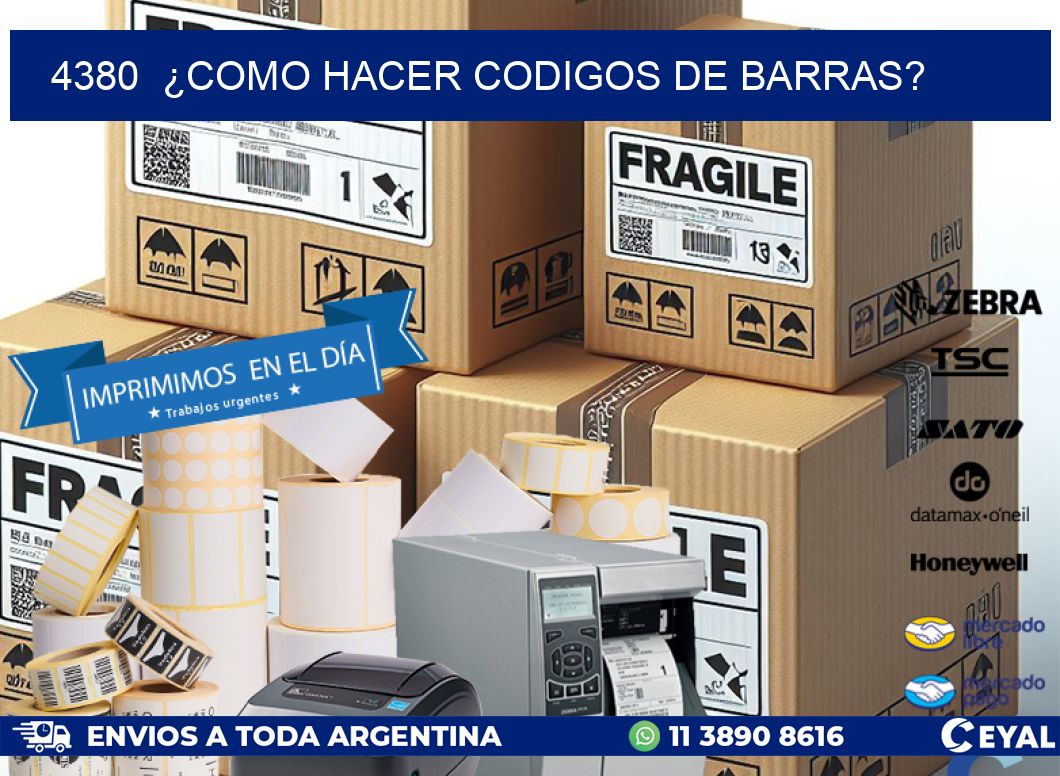 4380 ¿COMO HACER CODIGOS DE BARRAS?