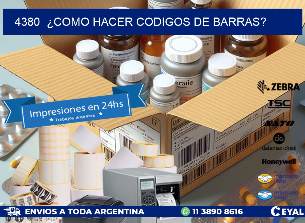4380  ¿COMO HACER CODIGOS DE BARRAS?