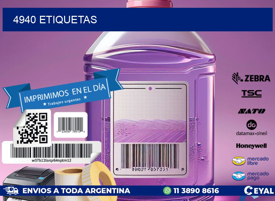 4940 ETIQUETAS