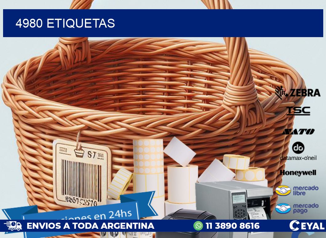4980 ETIQUETAS