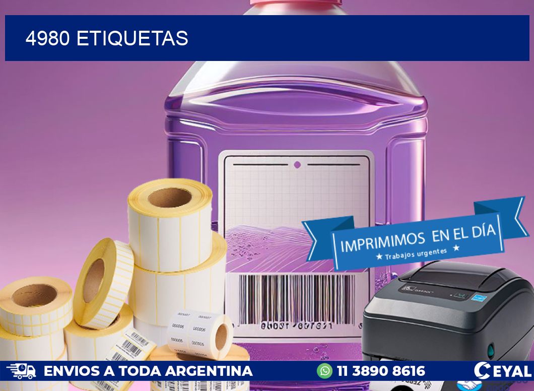 4980 ETIQUETAS