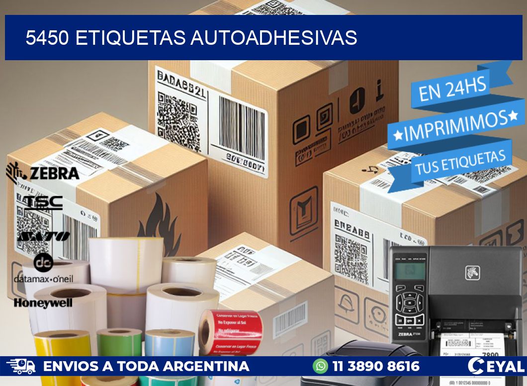 5450 ETIQUETAS AUTOADHESIVAS