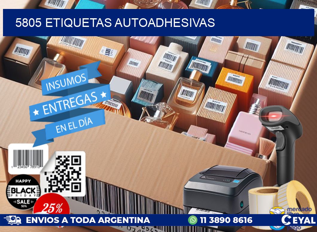5805 ETIQUETAS AUTOADHESIVAS