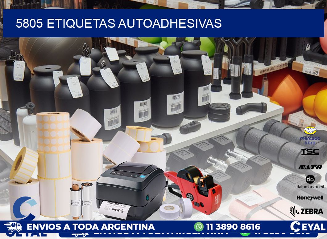 5805 ETIQUETAS AUTOADHESIVAS