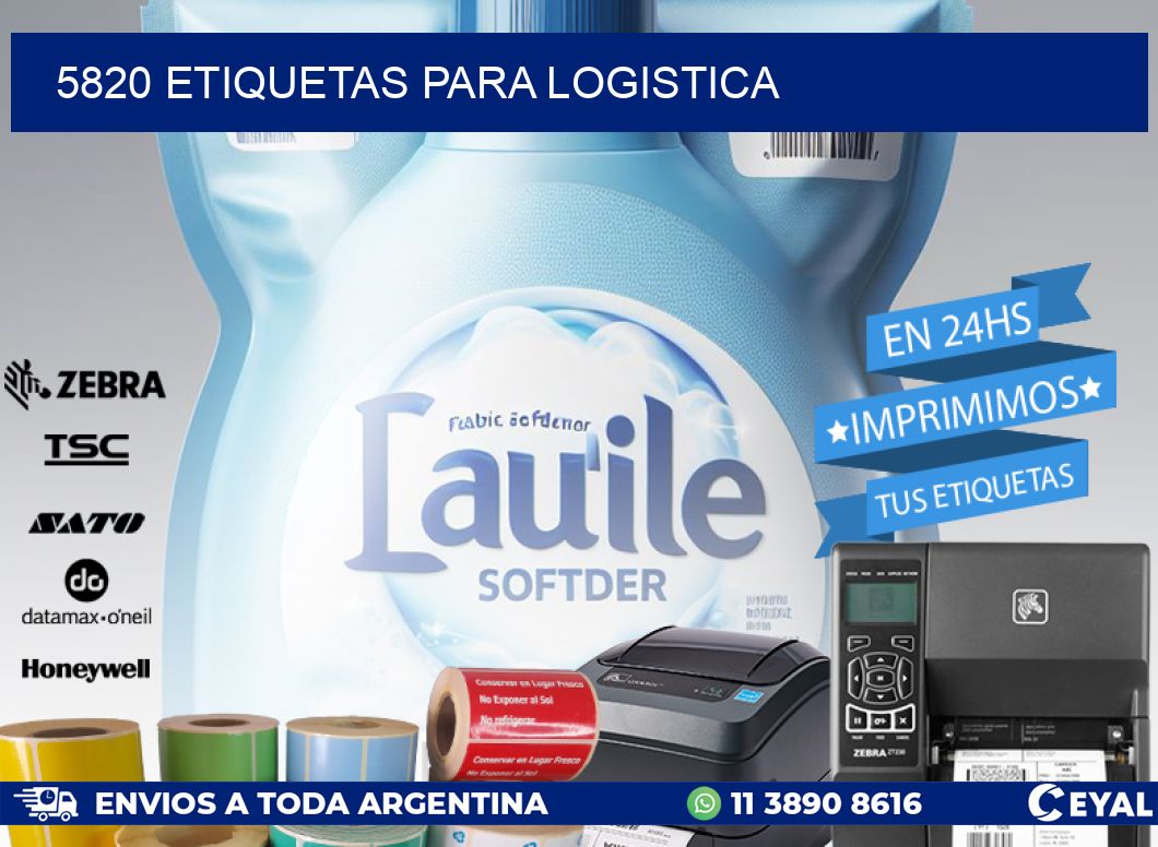 5820 ETIQUETAS PARA LOGISTICA
