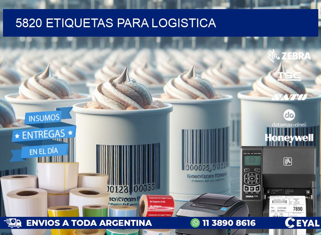 5820 ETIQUETAS PARA LOGISTICA