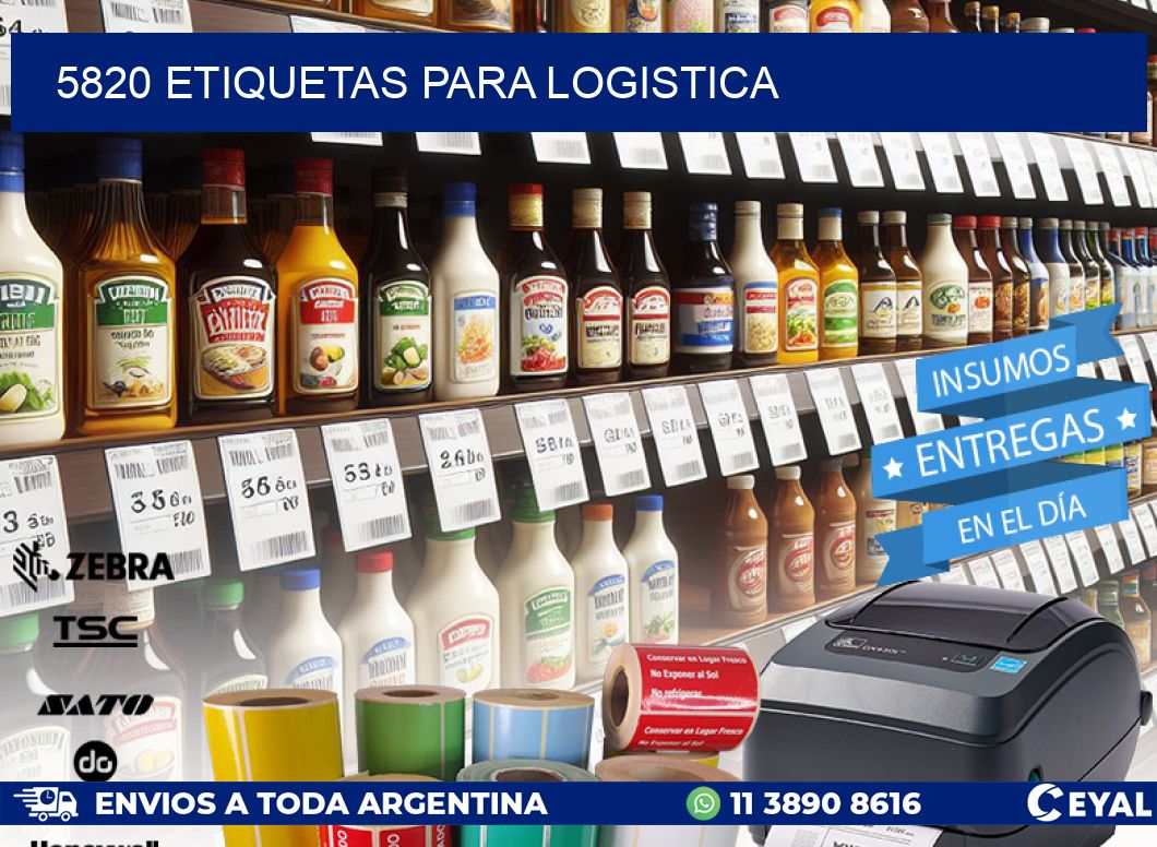 5820 ETIQUETAS PARA LOGISTICA