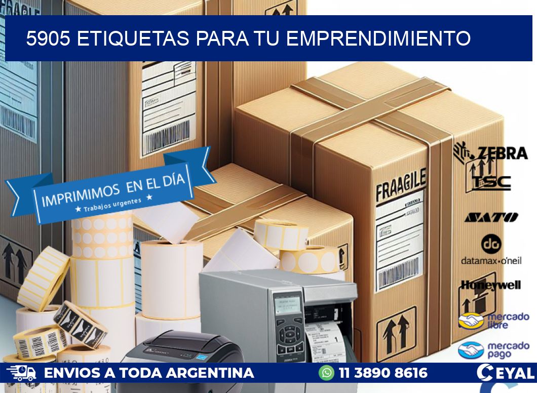 5905 ETIQUETAS PARA TU EMPRENDIMIENTO