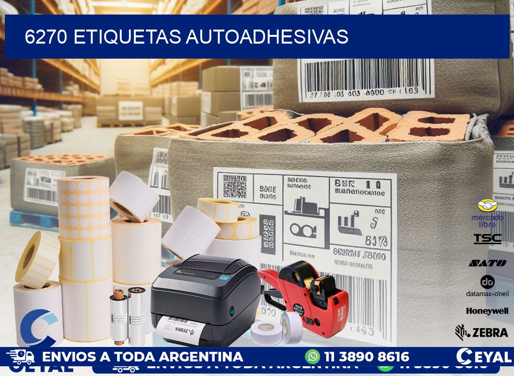 6270 ETIQUETAS AUTOADHESIVAS