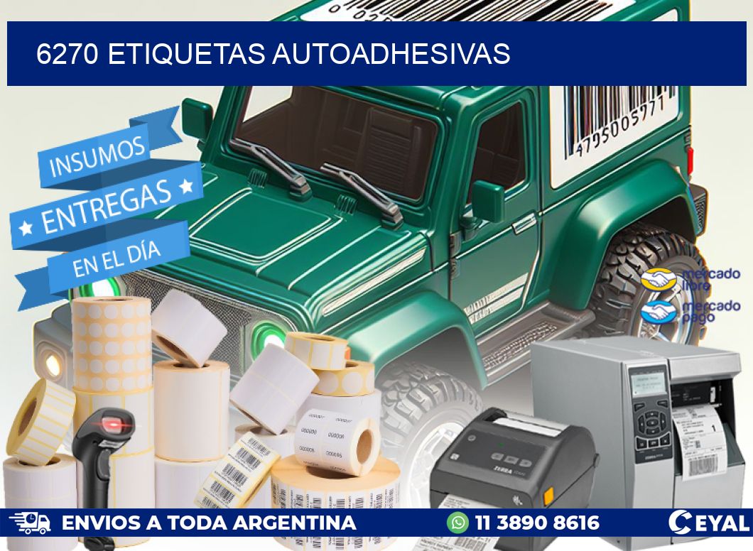 6270 ETIQUETAS AUTOADHESIVAS