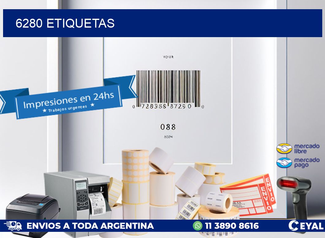 6280 ETIQUETAS