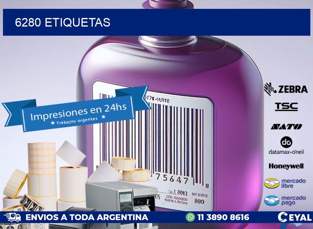6280 ETIQUETAS