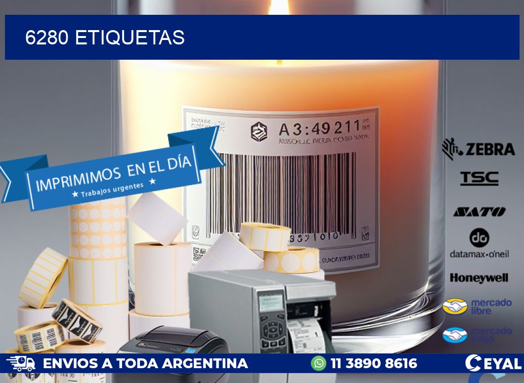 6280 ETIQUETAS