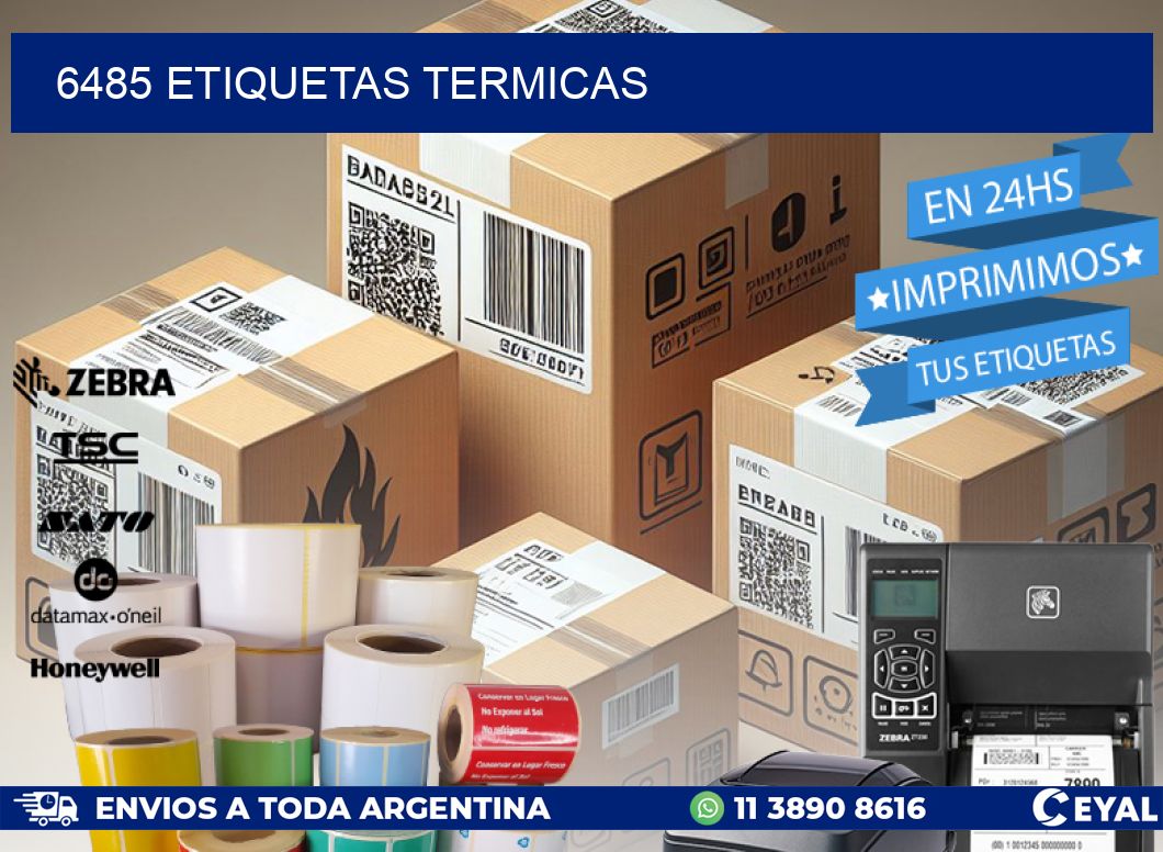 6485 ETIQUETAS TERMICAS