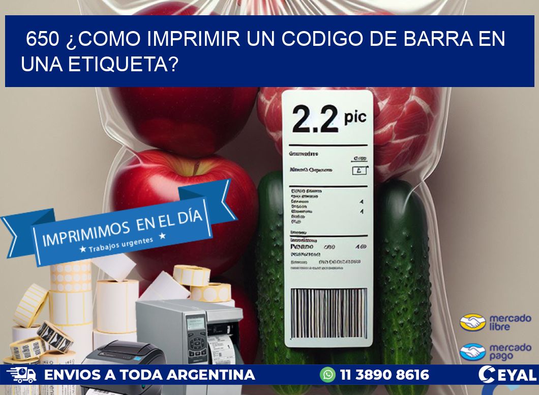 650 ¿COMO IMPRIMIR UN CODIGO DE BARRA EN UNA ETIQUETA?
