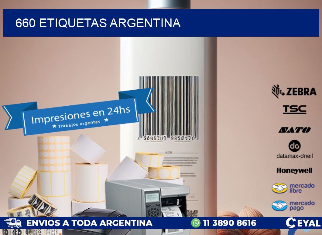 660 ETIQUETAS ARGENTINA