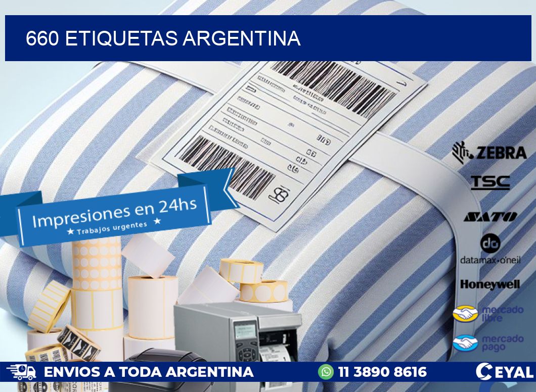 660 ETIQUETAS ARGENTINA