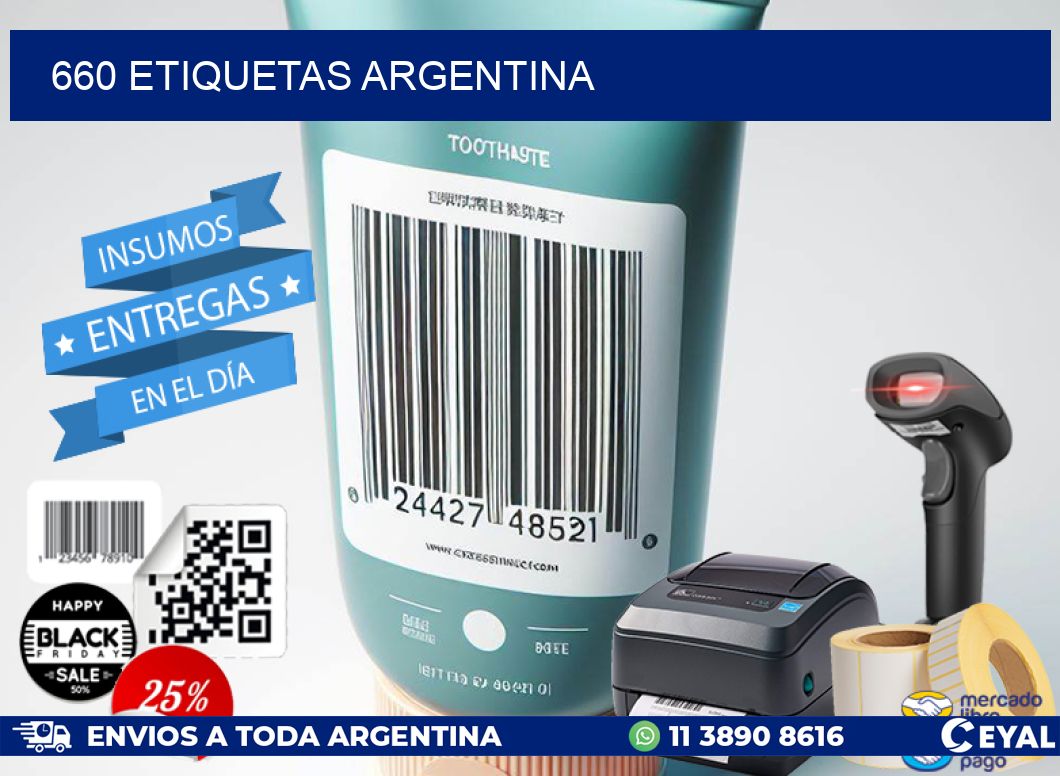 660 ETIQUETAS ARGENTINA