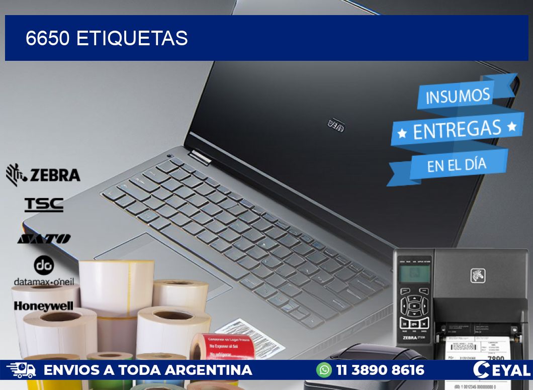 6650 ETIQUETAS