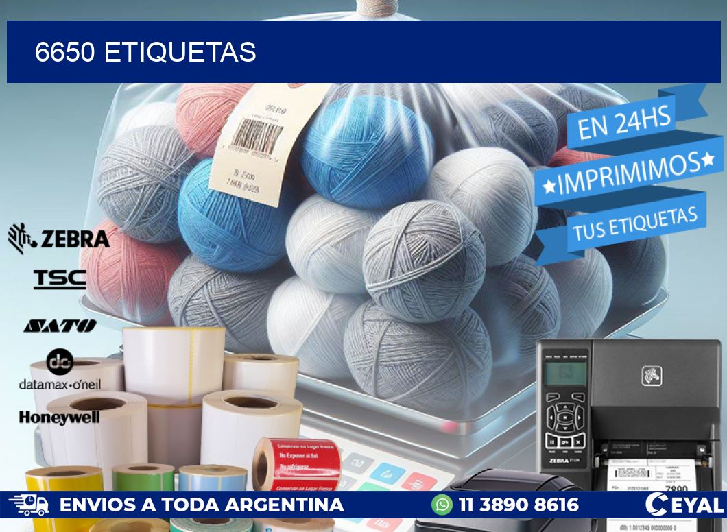 6650 ETIQUETAS