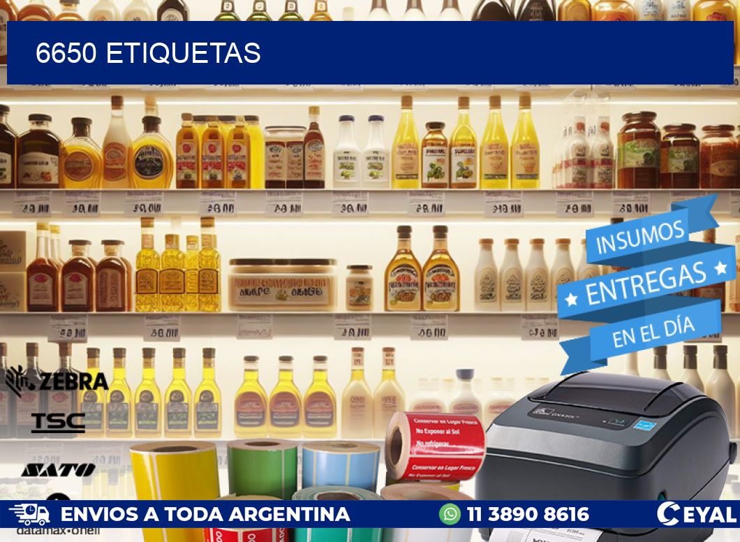 6650 ETIQUETAS