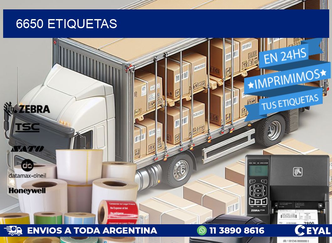 6650 ETIQUETAS
