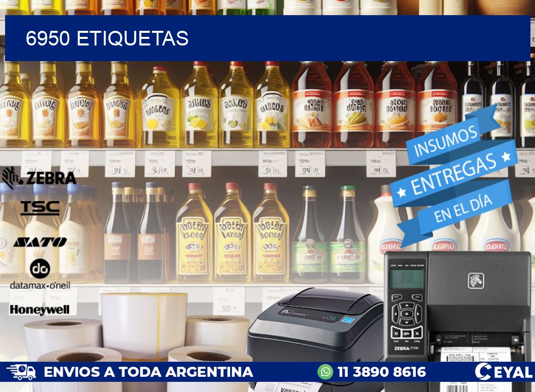 6950 ETIQUETAS