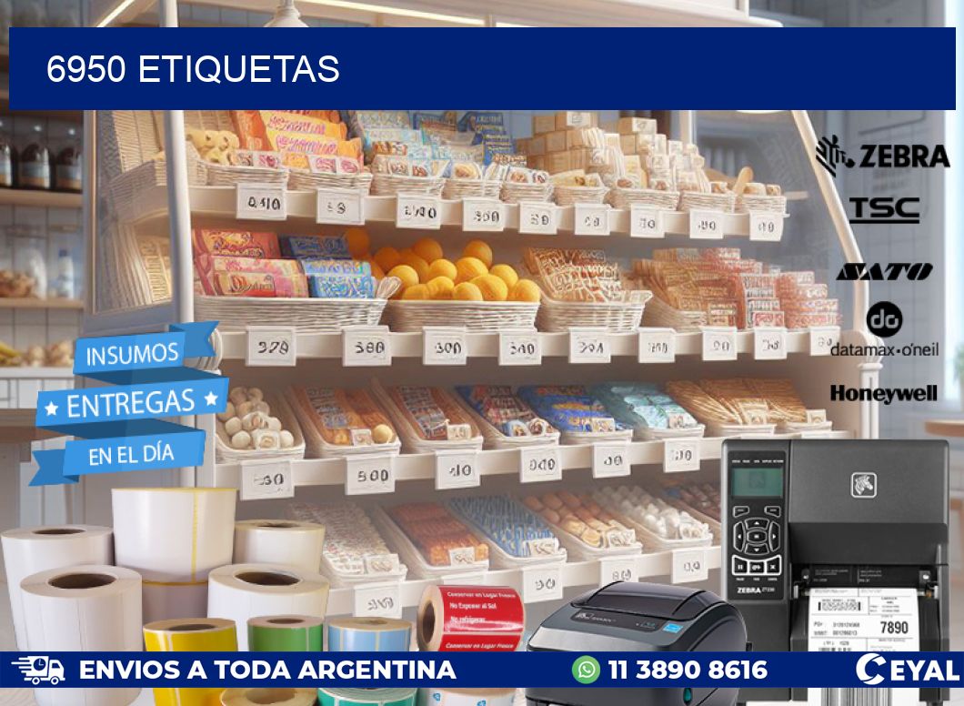 6950 ETIQUETAS