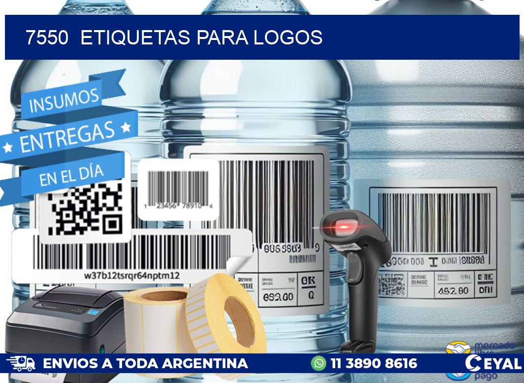7550 ETIQUETAS PARA LOGOS