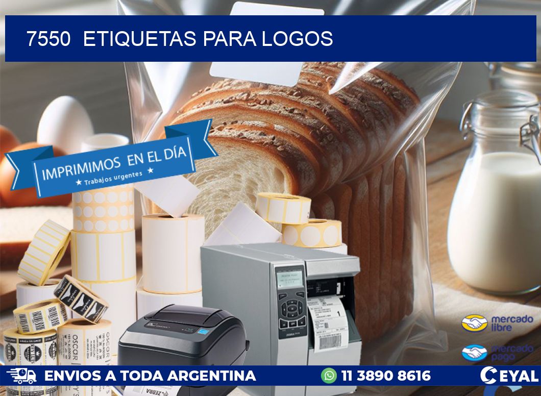 7550 ETIQUETAS PARA LOGOS