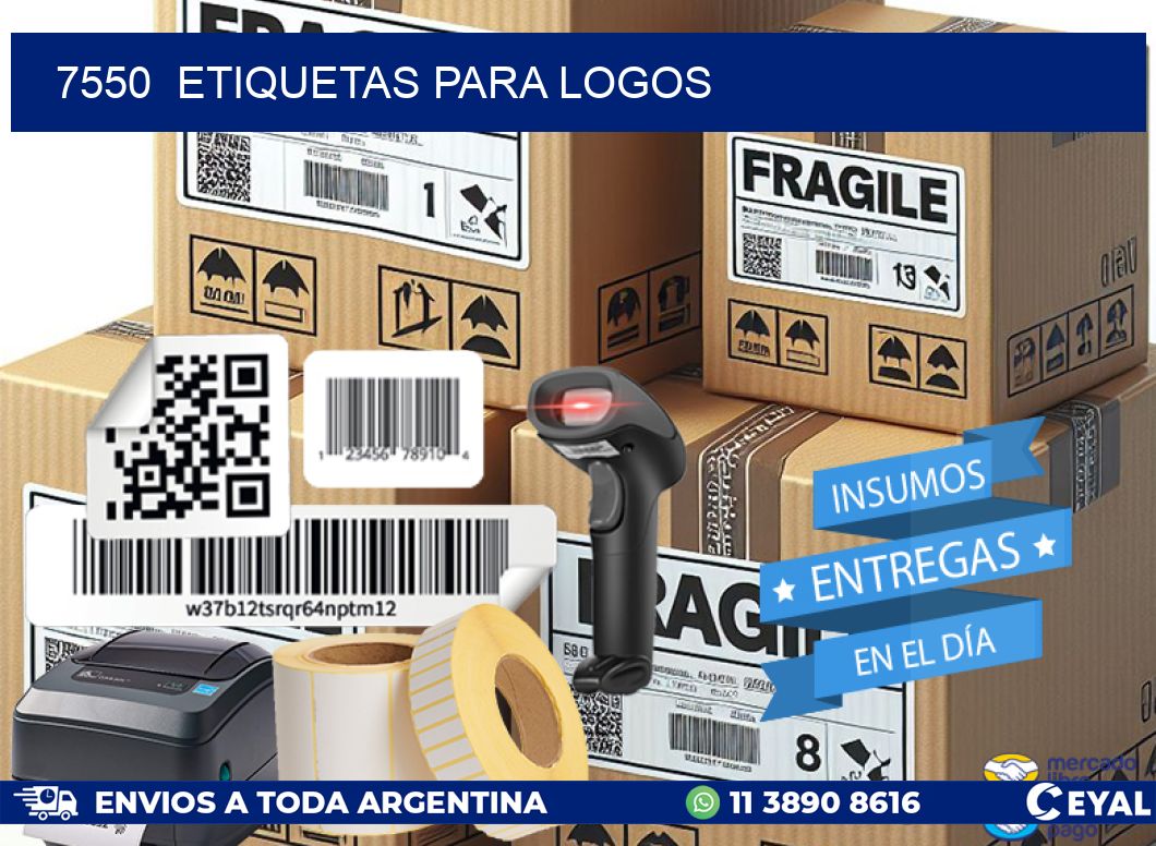 7550  ETIQUETAS PARA LOGOS