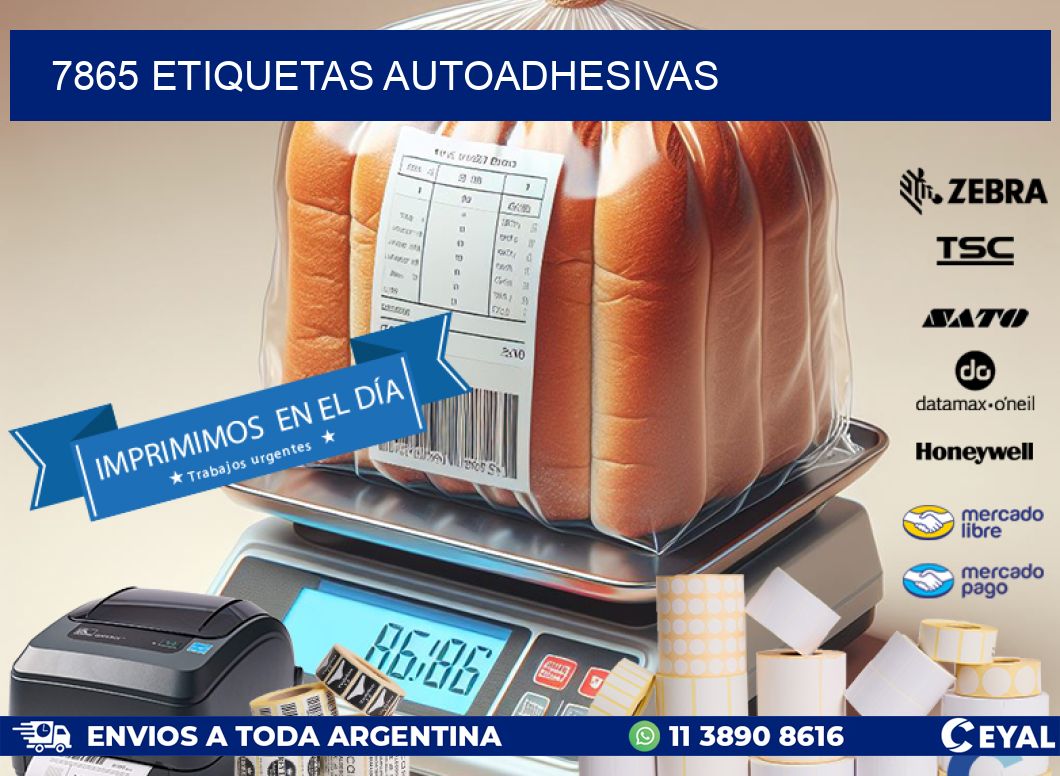 7865 ETIQUETAS AUTOADHESIVAS