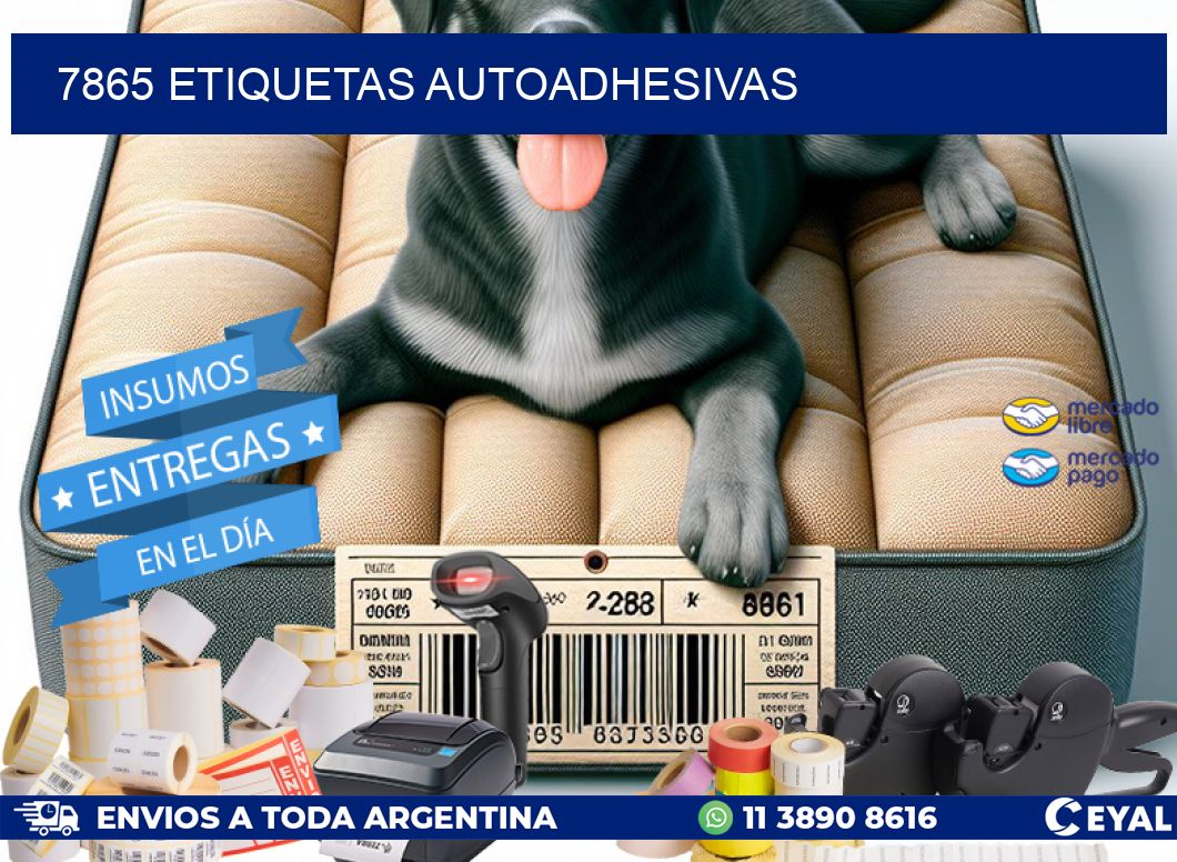 7865 ETIQUETAS AUTOADHESIVAS