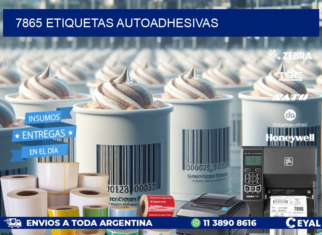 7865 ETIQUETAS AUTOADHESIVAS