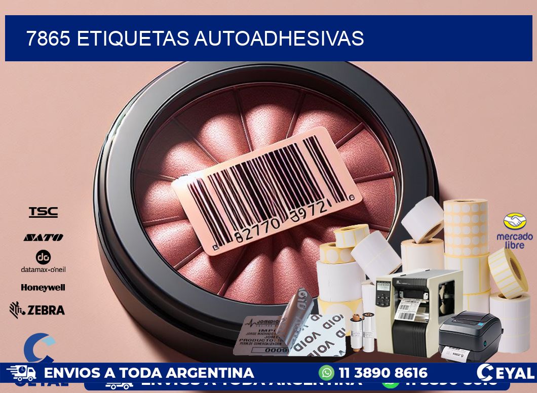 7865 ETIQUETAS AUTOADHESIVAS