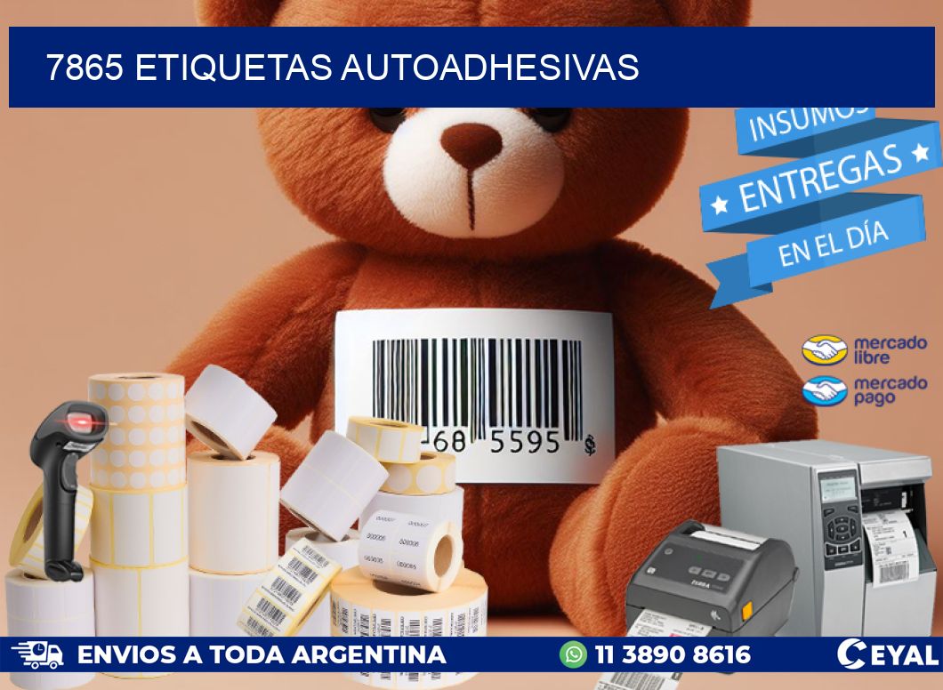 7865 ETIQUETAS AUTOADHESIVAS