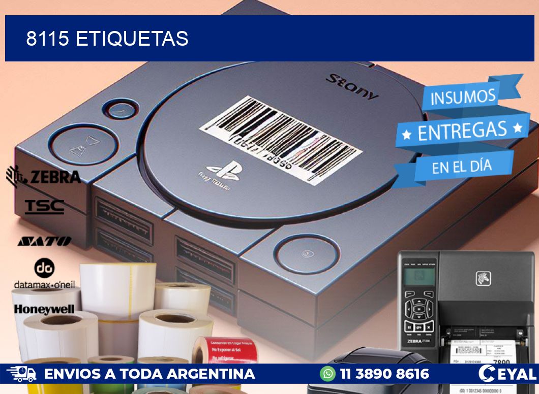 8115 ETIQUETAS