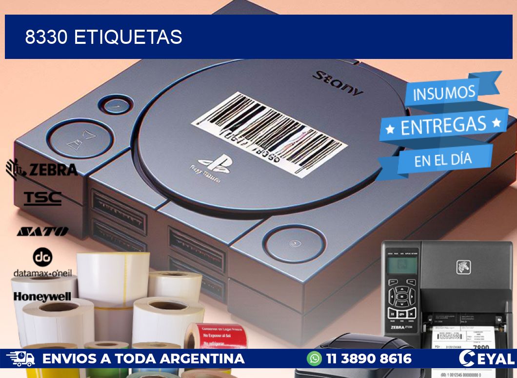 8330 ETIQUETAS