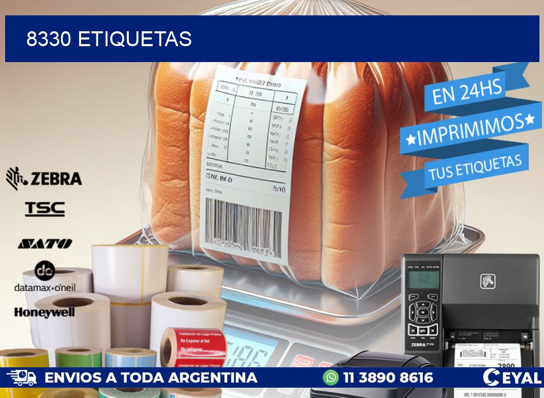 8330 ETIQUETAS