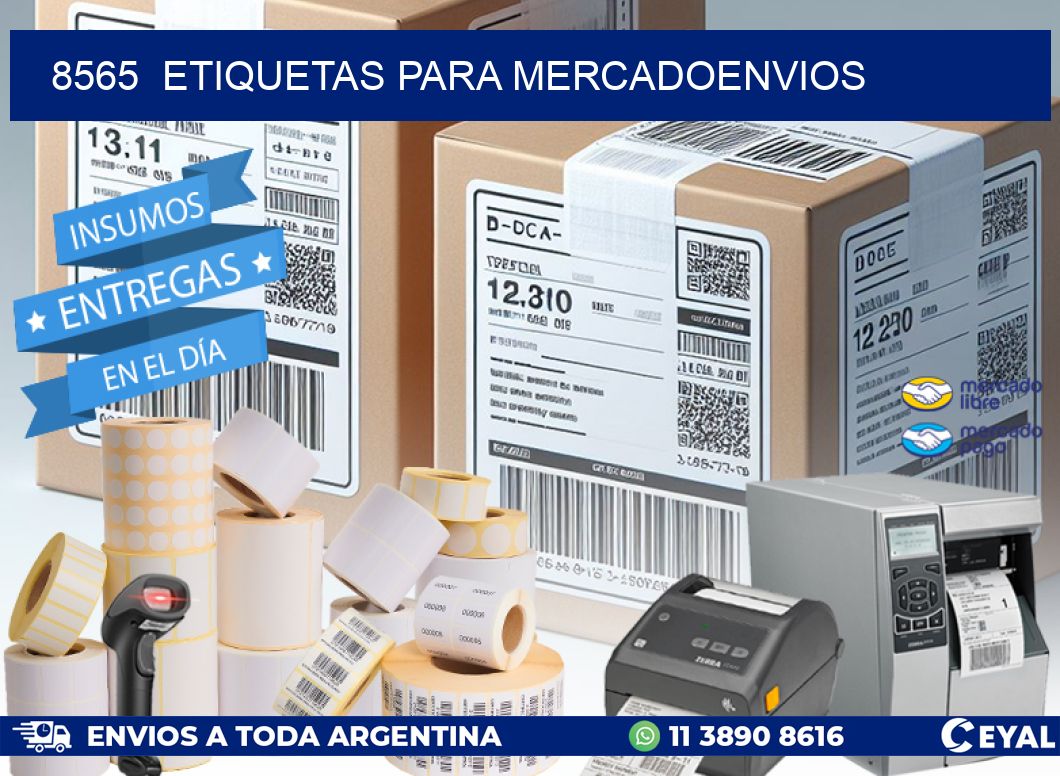 8565 ETIQUETAS PARA MERCADOENVIOS
