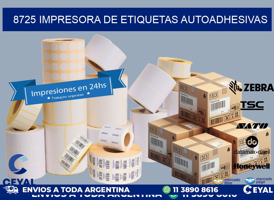 8725 IMPRESORA DE ETIQUETAS AUTOADHESIVAS