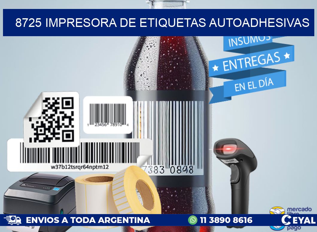 8725 IMPRESORA DE ETIQUETAS AUTOADHESIVAS