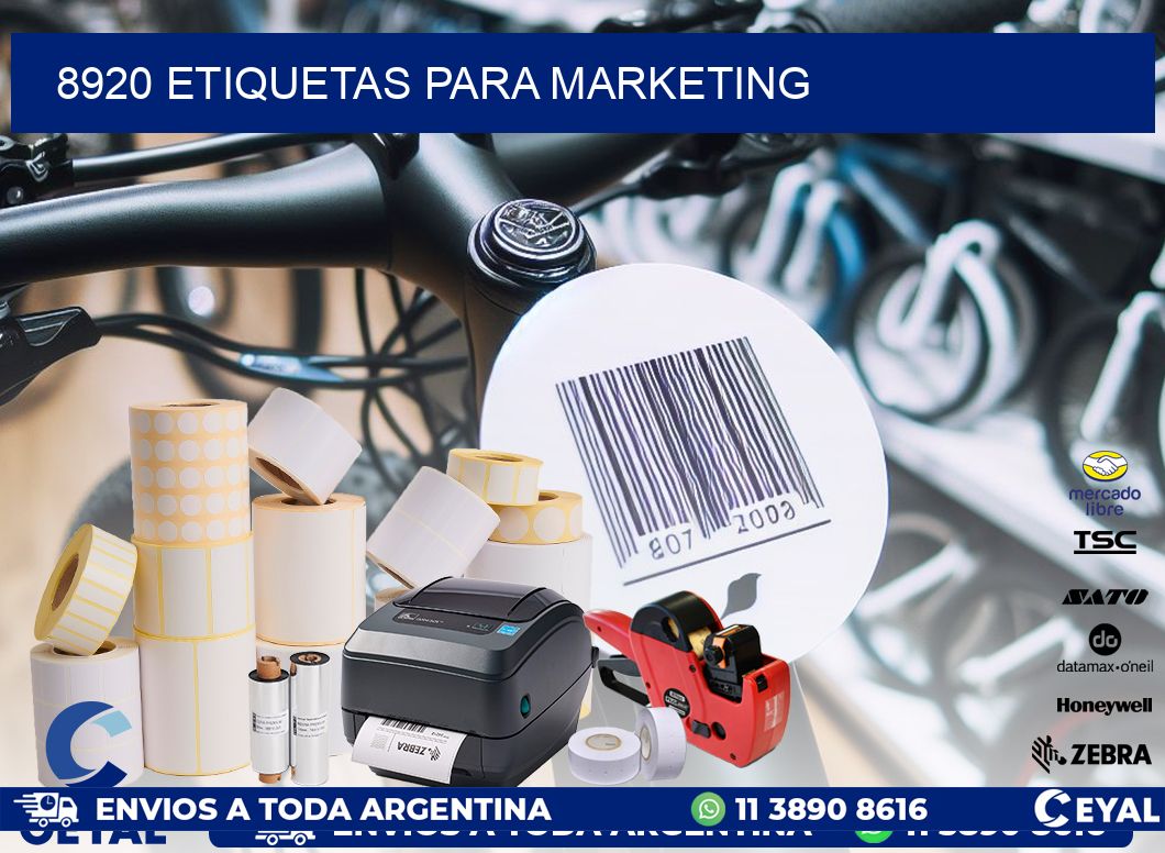 8920 ETIQUETAS PARA MARKETING
